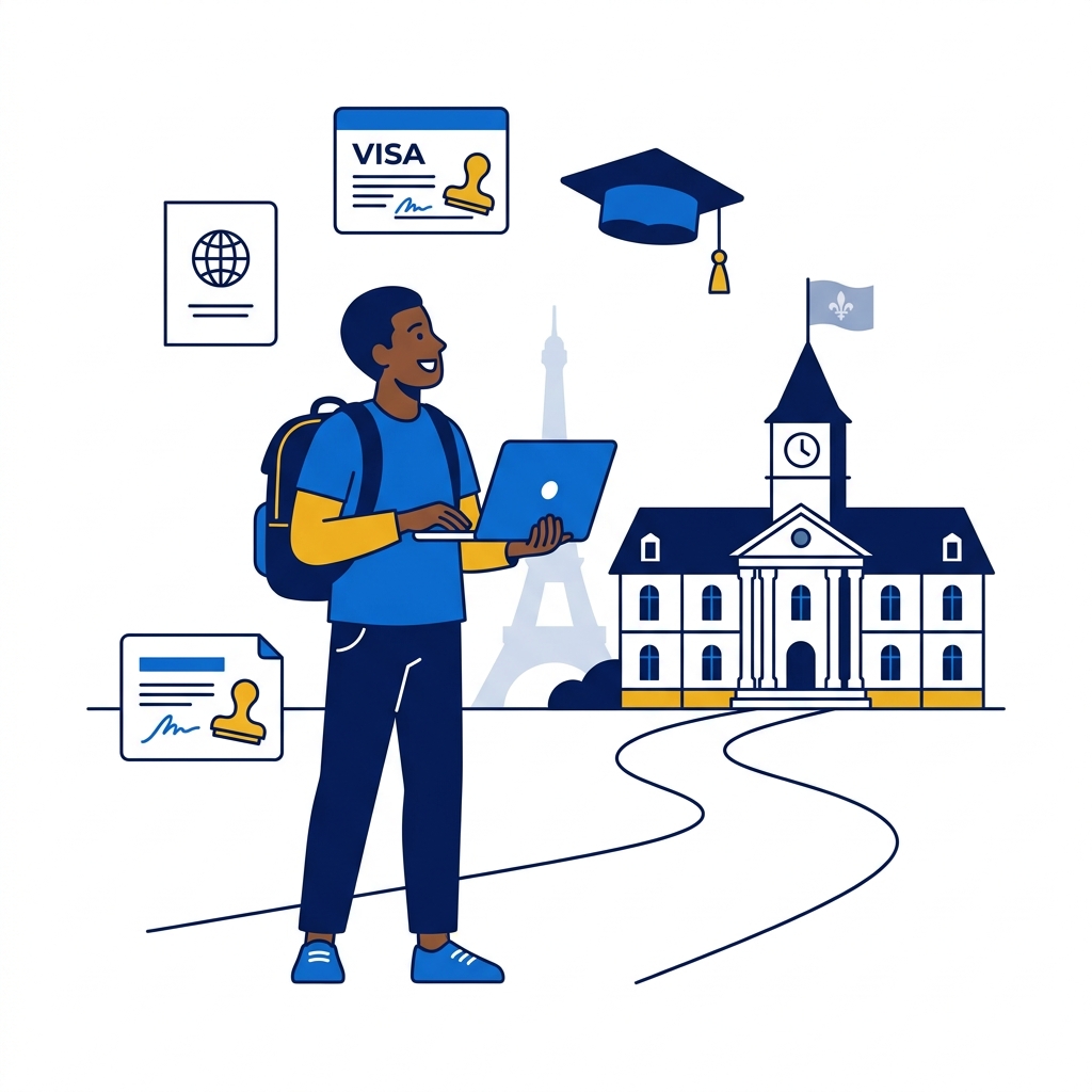 Campus France Illustration